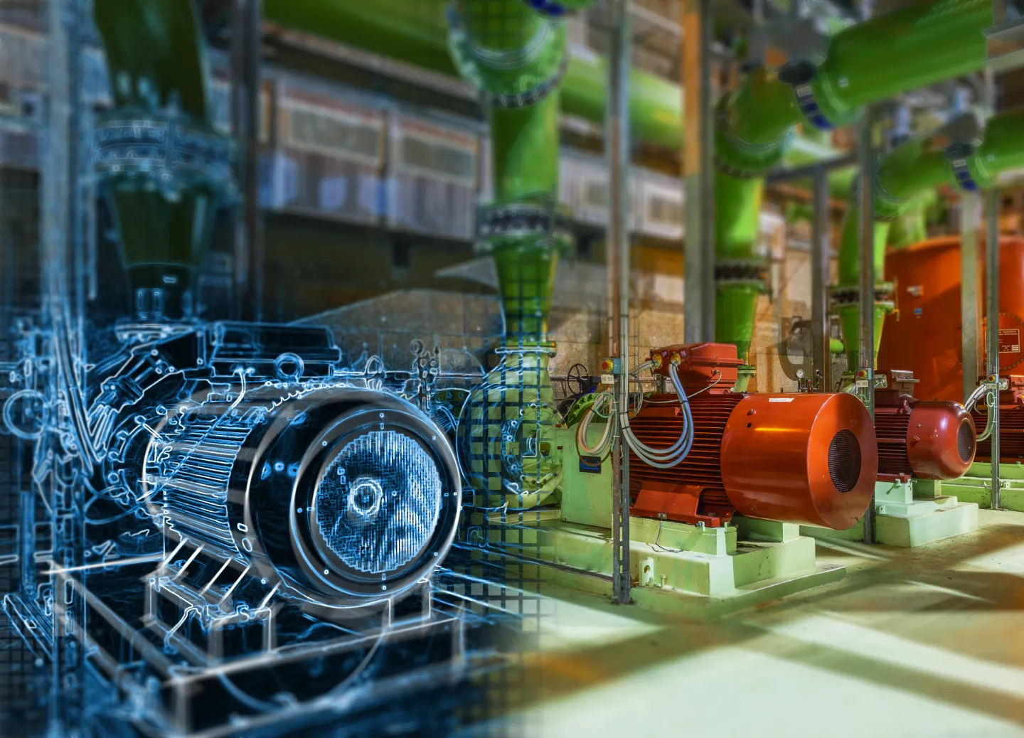 Energy efficiency of cooling and ventilation infrastructure (MotorSense)